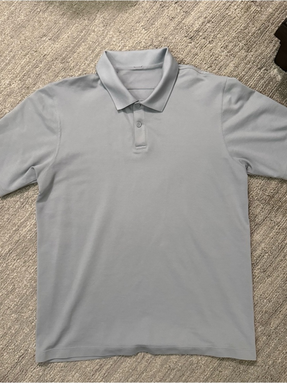 lululemon athletica Men's grey Polo- medium